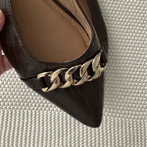 Old Navy faux croc slingbacks - Picture 6 of 6